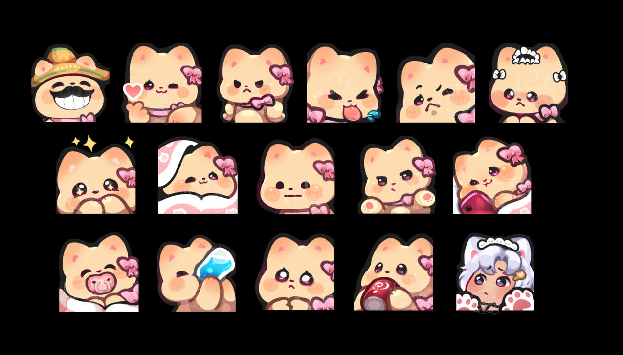 boo - bwead emotes