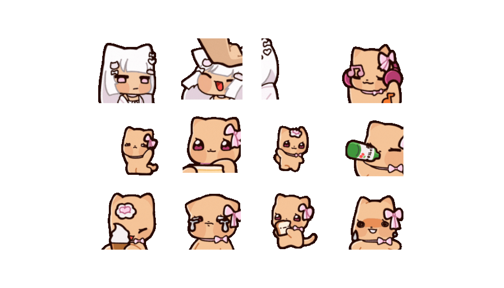 taronari - animated toashi / bwead emotes